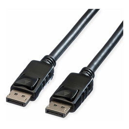 ROLINE Cable DisplayPort 7.5 m DP-DP Negro v1.2 4096 x 2560 60 Hz TPE Ref. 11.04.5985