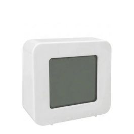TFA Dostmann 30.5051.02 Termómetro Higrómetro Digital Interior, Blanco, Pantalla Plaza, 61 mm, Batería AA