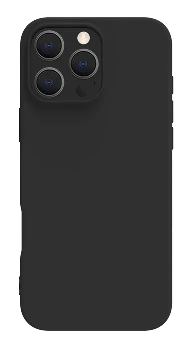 Celly CROMO1081BK Funda para iPhone 16 Pro Max 17.5 cm (6.9") Negro - Resistente a Golpes, Microfibra y TPU