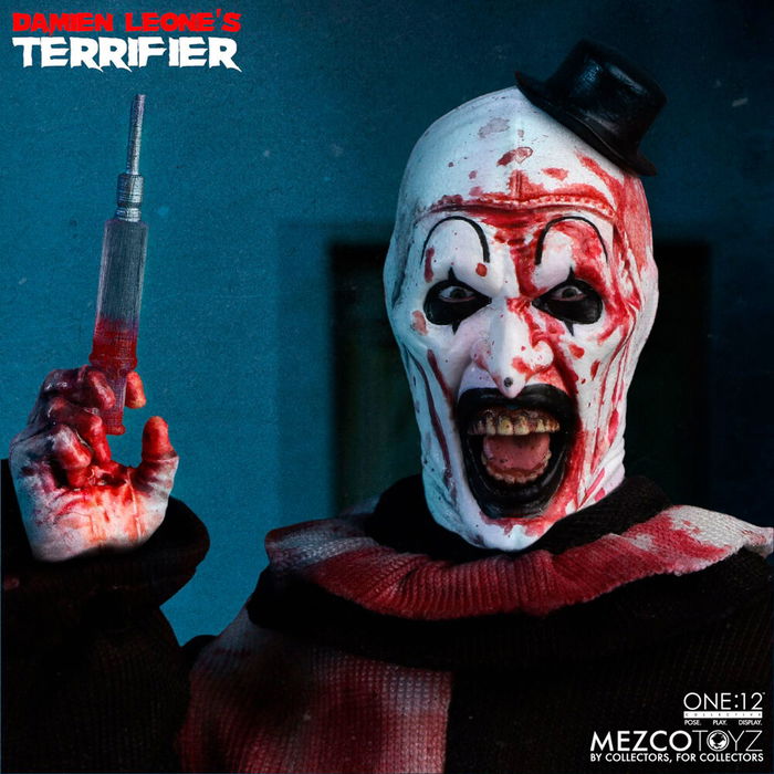 MEZCO TOYZ Figura Art the Clown Terrifier One:12 18cm Coleccionable con Accesorios