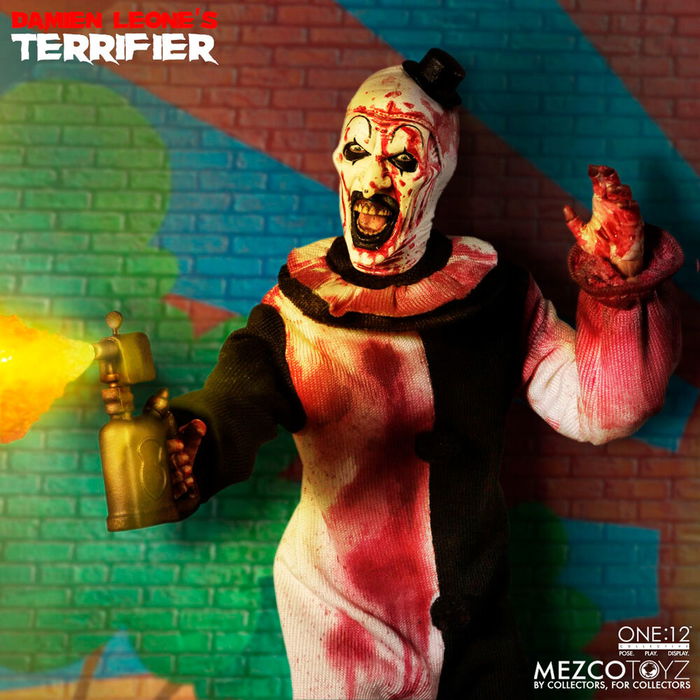 MEZCO TOYZ Figura Art the Clown Terrifier One:12 18cm Coleccionable con Accesorios