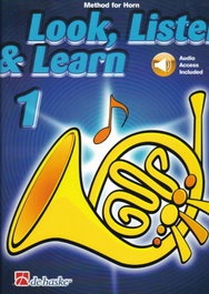 DE HASKE, 1.LOOK, LISTEN & LEARN.(METHOD FOR HORN)