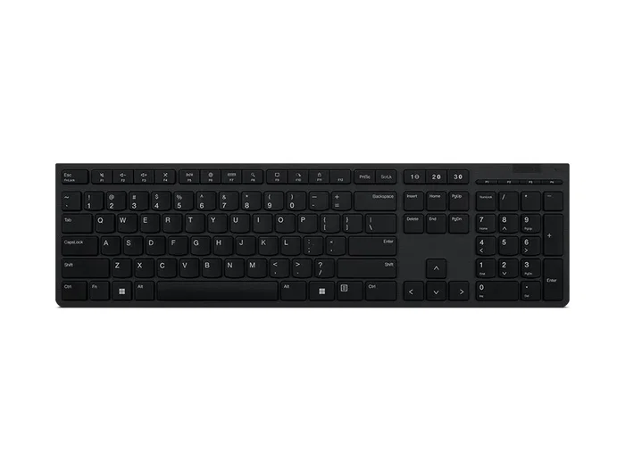 Lenovo 4Y41K04067 Teclado Inalámbrico RF y Bluetooth Español Gris, 105 Teclas Completo (100%) con Teclado Numérico, Switch de Tecla de Tijera