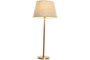 DKD Home Decor Lampara Sobremesa India lamps 1c25 Laton Ratan Natural Dorado Beige 35 x 77 x 255 cm