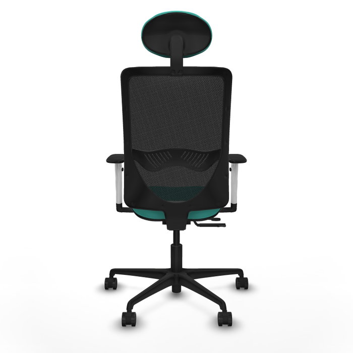 PIQUERAS Y CRESPO Silla de oficina Zulema con mecanismo Sincro/Traslack, Turquesa y Negro PIQUERAS Y CRESPO Silla de oficina Zulema con mecanismo Sincro/Traslack, Turquesa y Negro