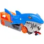 Hot Wheels Transporter Shark Pista Coche Pequeño, Color Azul, Hot Wheels City, Juguete para Edad 4 Años, MATGVG36