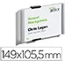 Durable Identificador Portanombre Aluminio Placa Acrílica Antirreflectante 149x105,5 mm