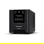 CyberPower SAI UPS Professional PR750ELCDGR, 750VA/675W, Onda Sinusoidal Pura, 4 Salidas, AVR, LCD, Torre Negra, 3 Años Garantía