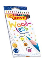 Jovi Lápices de Colores Woodless Surtidos Estuche de 12 Ud