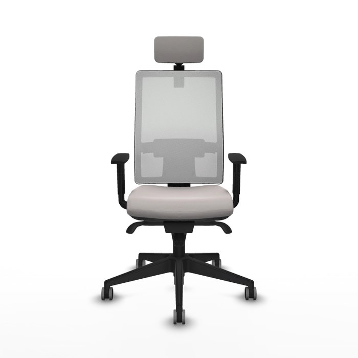 PIQUERAS Y CRESPO Silla de oficina Horna Blanca con mecanismo Sincro PIQUERAS Y CRESPO Silla de oficina Horna Blanca con mecanismo Sincro