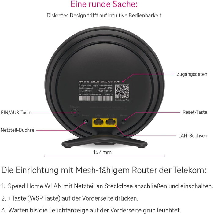 Telekom Speed Home WLAN (2. Gen) Negro Telekom Speed Home WLAN (2. Gen) Negro