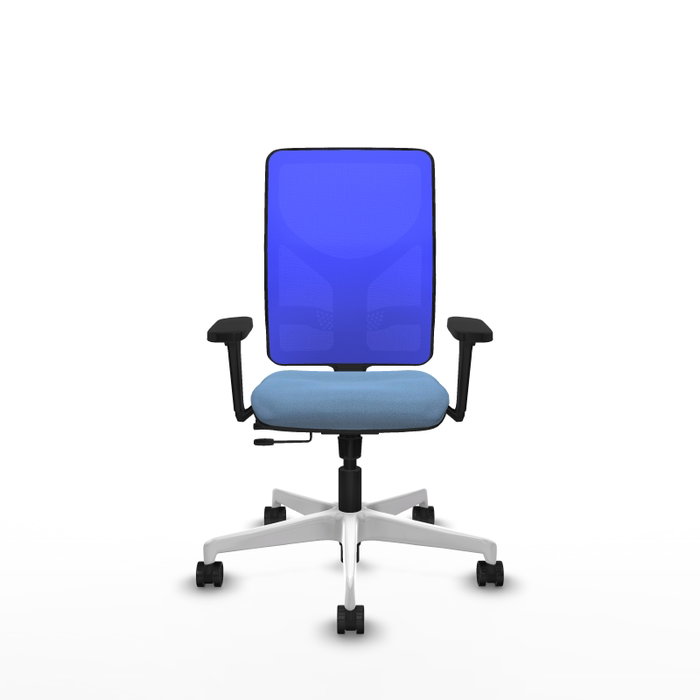 PIQUERAS Y CRESPO Silla de oficina Motilla con mecanismo Sincro/Traslack, Azul cielo y Azul PIQUERAS Y CRESPO Silla de oficina Motilla con mecanismo Sincro/Traslack, Azul cielo y Azul