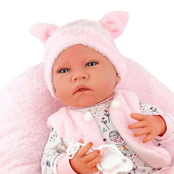Berjuan 8120-24 New born niña rosa 45 cm
