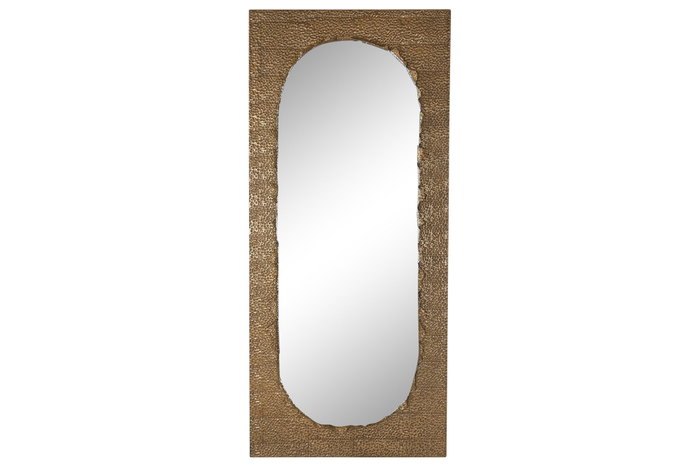 DKD Home Decor Espejo de Metal Dorado 80x6x180 cm DKD Home Decor Espejo de Metal Dorado 80x6x180 cm