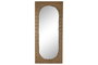 DKD Home Decor Espejo de Metal Dorado 80x6x180 cm