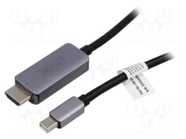 DIGITUS Cable mini DisplayPort a HDMI 2.1, 1m, negro