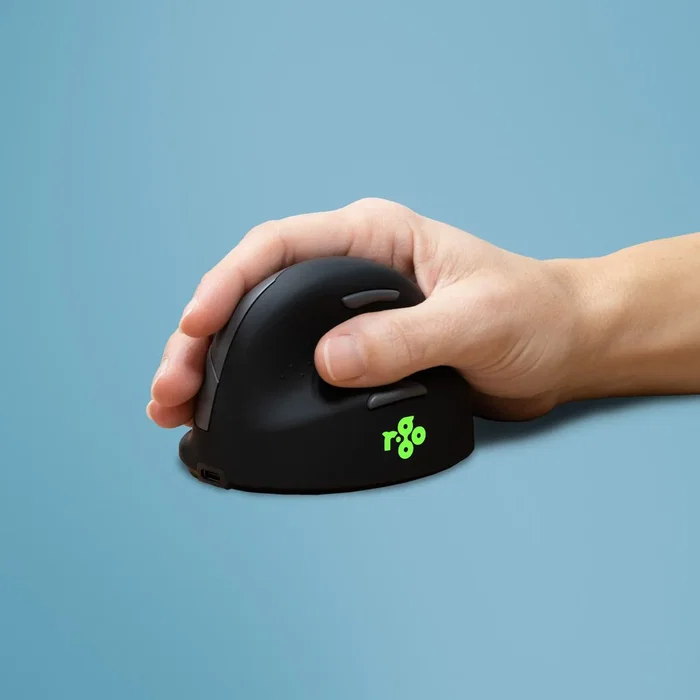 R-Go Tools R-Go HE Mouse Ergonómico Vertical Grande Negro R-Go Tools R-Go HE Mouse Ergonómico Vertical Grande Negro