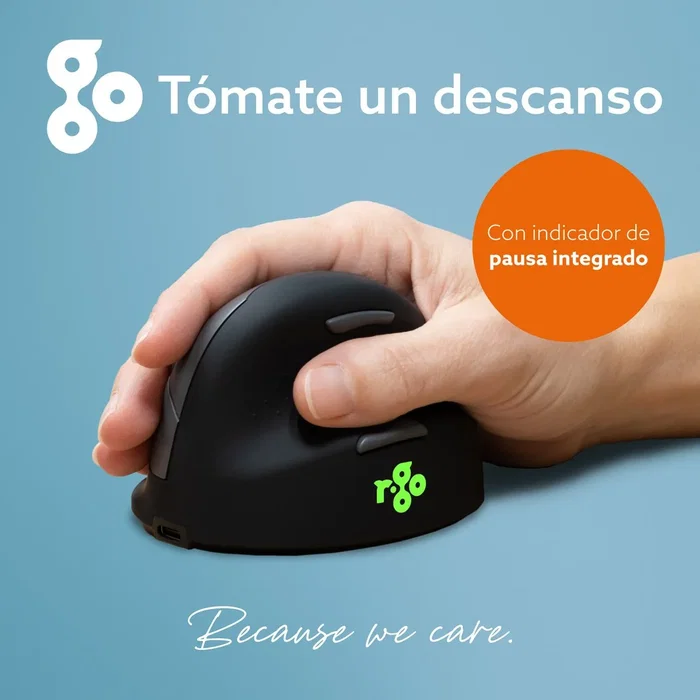 R-Go Tools R-Go HE Mouse Ergonómico Vertical Grande Negro R-Go Tools R-Go HE Mouse Ergonómico Vertical Grande Negro