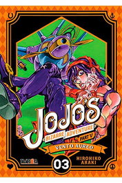 Editorial Ivrea, S.L. JoJo's Bizarre Adventure Parte 5: Vento Aureo 03 Edición Deluxe con Tinta Metalizada