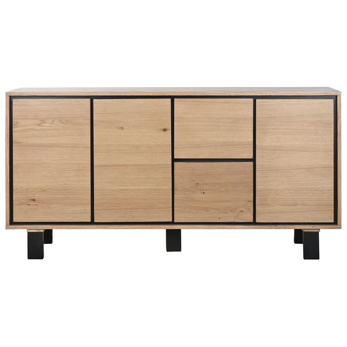 DKD Home Decor Buffet de Metal y MDF 160x38x80 cm DKD Home Decor Buffet de Metal y MDF 160x38x80 cm