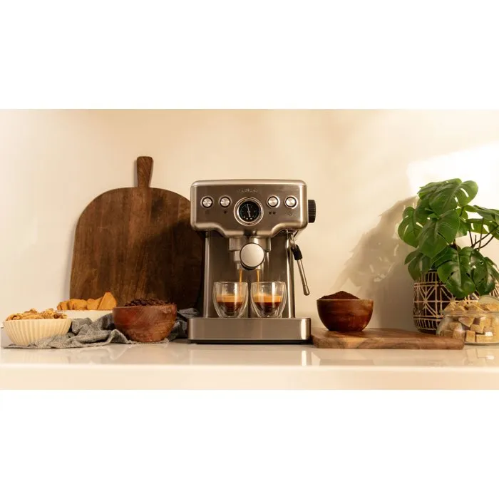 Cecotec Power Espresso 20 Barista Mini Cafetera 1465 W 20 bares 1,8 L Acero inoxidable Cecotec Power Espresso 20 Barista Mini Cafetera 1465 W 20 bares 1,8 L Acero inoxidable