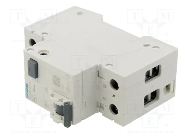 Siemens Interruptor diferencial 5SU1356-6KK16 Tipo A 2x16A-0,03A 6kA Siemens Interruptor diferencial 5SU1356-6KK16 Tipo A 2x16A-0,03A 6kA