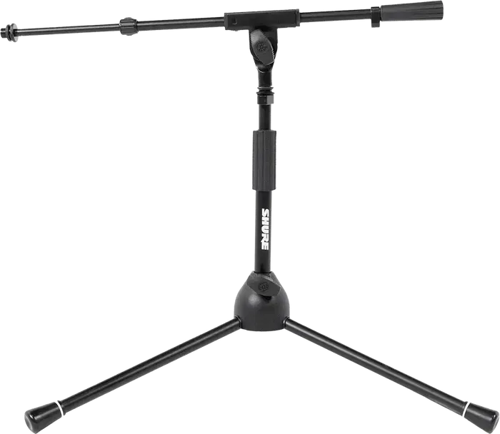 SBG Sbg Soporte de Micrófono Compacto de Perfil Bajo con Base Trípode y Altura Regulable para Amplificadores y Bombos, Construcción en Acero