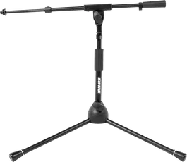 SBG Sbg Soporte de Micrófono Compacto de Perfil Bajo con Base Trípode y Altura Regulable para Amplificadores y Bombos, Construcción en Acero