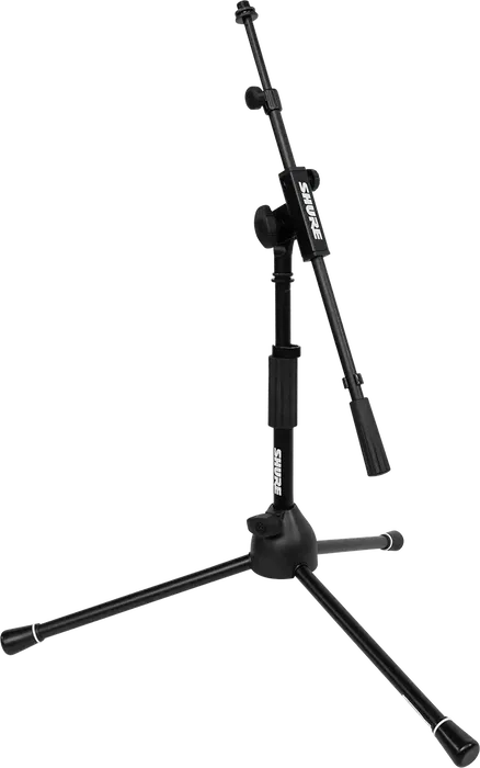 SBG Sbg Soporte de Micrófono Compacto de Perfil Bajo con Base Trípode y Altura Regulable para Amplificadores y Bombos, Construcción en Acero