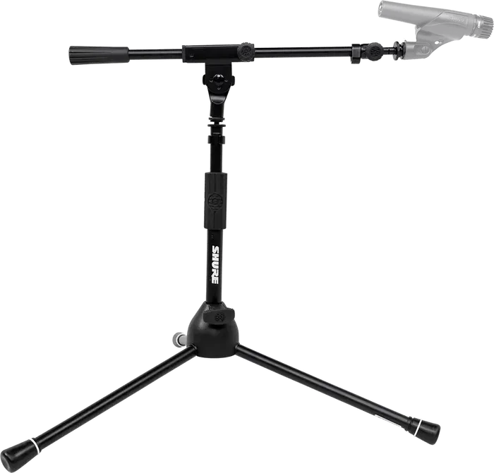 SBG Sbg Soporte de Micrófono Compacto de Perfil Bajo con Base Trípode y Altura Regulable para Amplificadores y Bombos, Construcción en Acero