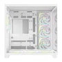 Rampage SEALITE Caja PC con vidrio templado 7 ventiladores ARGB PWM Blanca