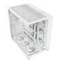 Rampage SEALITE Caja PC con vidrio templado 7 ventiladores ARGB PWM Blanca