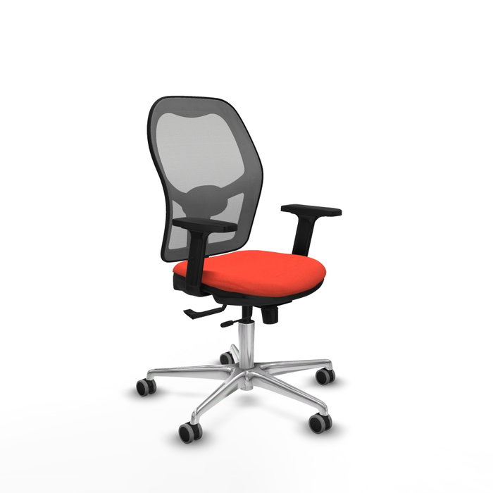PIQUERAS Y CRESPO Silla de oficina Jorquera con mecanismo Sincro/Traslack, Naranja oscuro y Gris PIQUERAS Y CRESPO Silla de oficina Jorquera con mecanismo Sincro/Traslack, Naranja oscuro y Gris