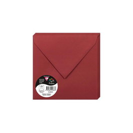 Sobre Clairefontaine Pollen 165X165 120G Burdeos Paquete De 20