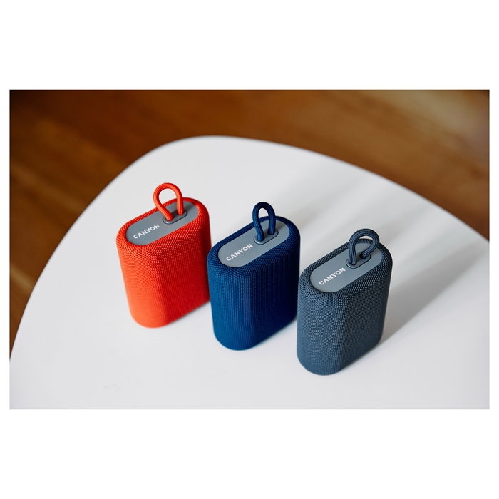 Canyon BSP-4 Altavoz Bluetooth Portátil, Lector TF, USB-C, 5W, Radio FM, Batería 1200 mAh, Color Gris Grafito Canyon BSP-4 Altavoz Bluetooth Portátil, Lector TF, USB-C, 5W, Radio FM, Batería 1200 mAh, Color Gris Grafito