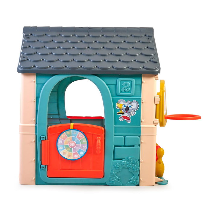 Feber Feh23000 Casa 6 Actividades Juego para Niños +3 Años Casa de Juegos Infantil 6 en 1 con Actividades Diversión