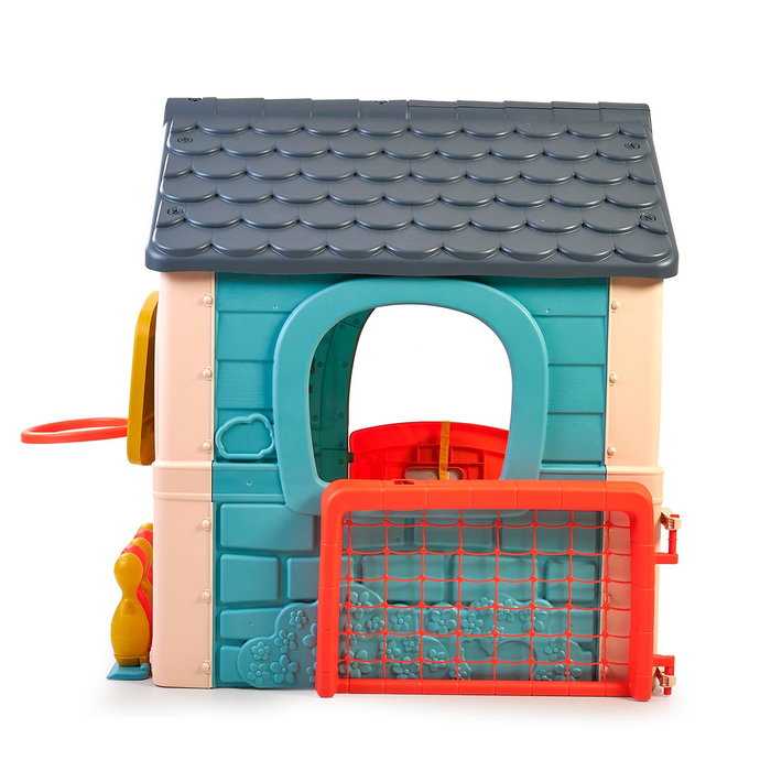 Feber Feh23000 Casa 6 Actividades Juego para Niños +3 Años Casa de Juegos Infantil 6 en 1 con Actividades Diversión