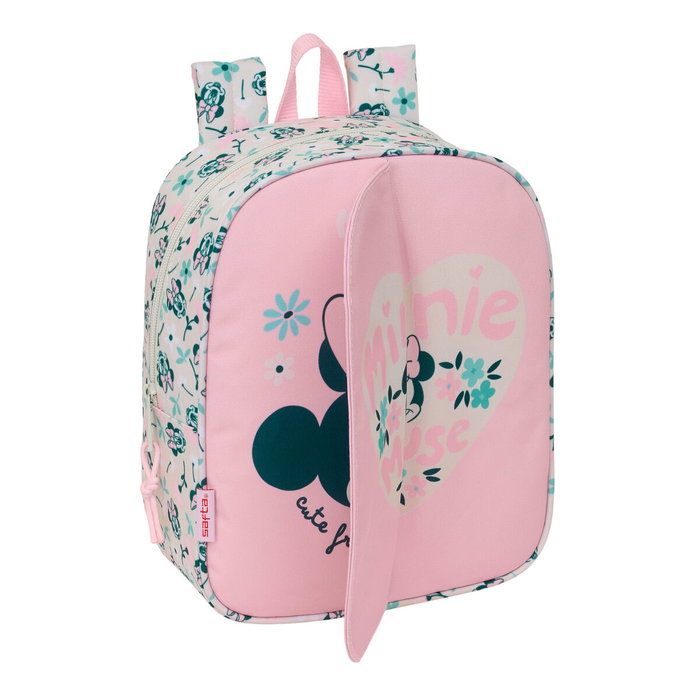 Mochila Escolar Minnie Mouse Minty Rosa 22 x 27 x 10 cm