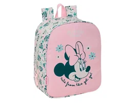 Safta Mochila Minnie Mouse Minty adaptable a carro e intercambiable