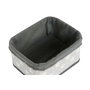 DKD Home Decor Set de 6 Cestas con Diseño de Estrellas, Gris y Blanco