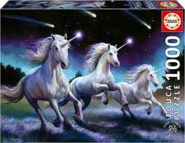 Educa Borras Puzzle de 1000 piezas Unicornios Anne Stokes