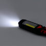 Fx Tools Linterna de Trabajo Recargable LED COB 150 Lumen con Powerbank, Gancho, Clip e Imán, Negra, 50x35x215 mm