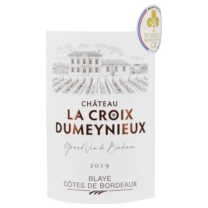 Château La Croix Dumeynieux 2019 Blaye Côtes de Bordeaux - Vino tinto Burdeos