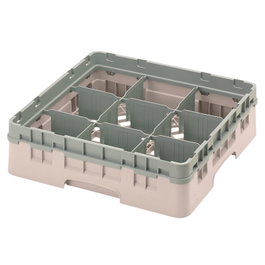 CAMBRO Cesta de lavado de 9 compartimentos Azul marino