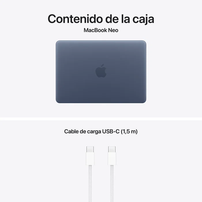 Apple MacBook Neo 13 pulgadas A18 Pro 8GB 512GB SSD Índigo