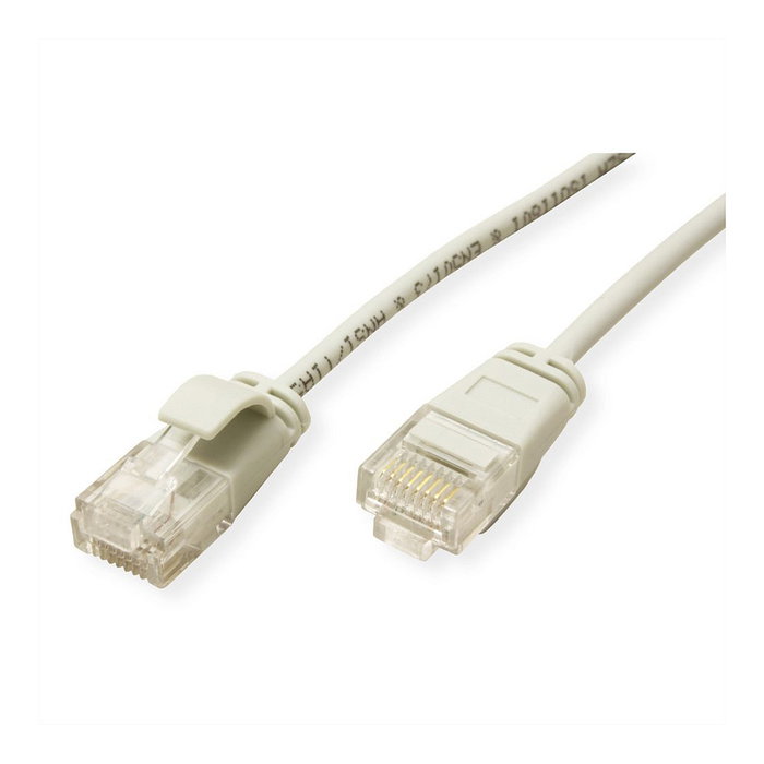 ROLINE GREEN 21.44.3907 Cable de parcheo Cat.6a U/UTP Slim, 5 m, Gris ROLINE GREEN 21.44.3907 Cable de parcheo Cat.6a U/UTP Slim, 5 m, Gris