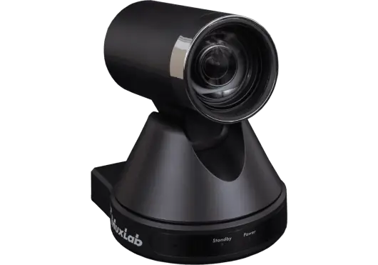 MUXLAB Cámara PTZ Full HD 1080p con Zoom Óptico x12, HDMI y Streaming IP