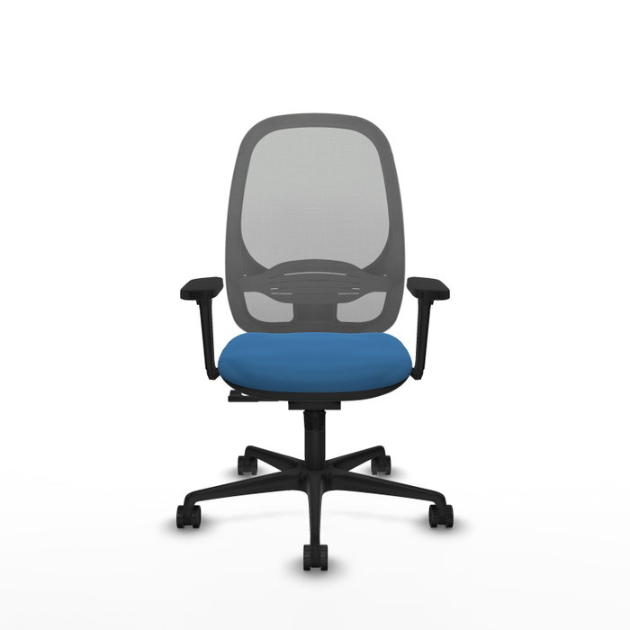 PIQUERAS Y CRESPO Silla de oficina Cilanco con mecanismo Sincro, Azul claro y Gris PIQUERAS Y CRESPO Silla de oficina Cilanco con mecanismo Sincro, Azul claro y Gris