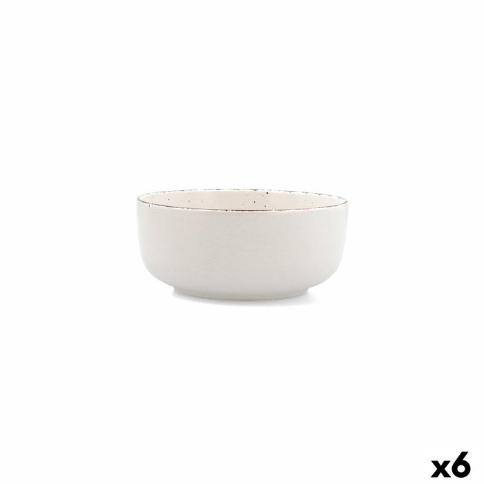 Quid Bol Cerámico Duna Beige 15x15 cm (6 Unidades) inevitable