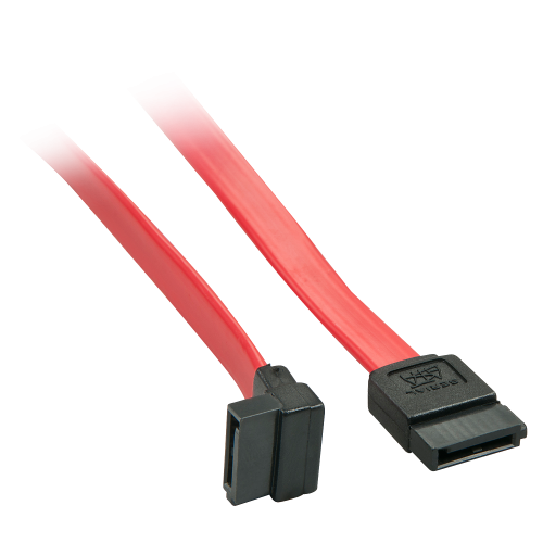 LINDY Cable de alimentación interna SATA III 33352, 0.7m, Rojo